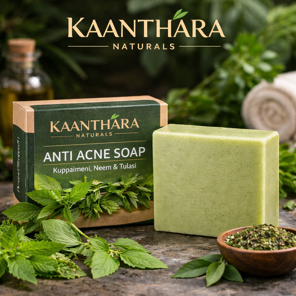 ANTI ACNE SOAP(Kuppaimeni,neem,tulasi)