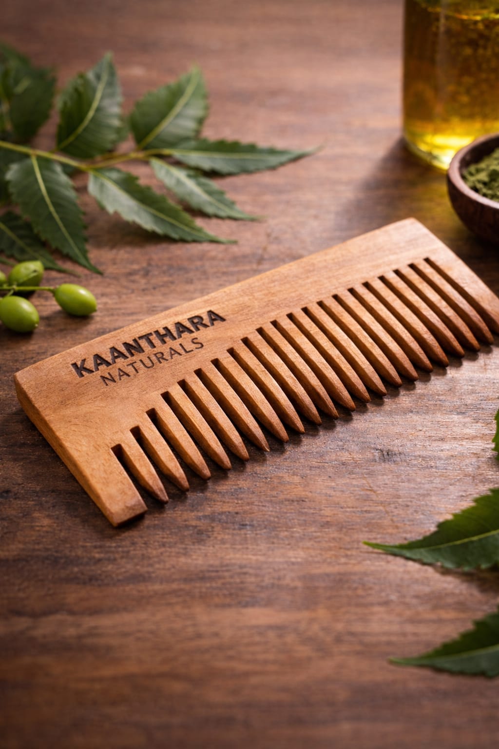 WOODEN NEEM COMB