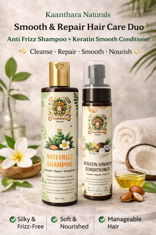 ANTI FRIZZSHAMPOO AND KERATIN SMOOTH CONDITIONER COMBO