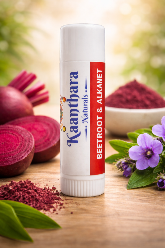 ALKANET AND BEETROOT LIPBALM